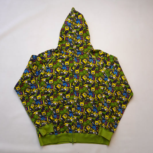 Bape Baby Milo Animal Safari Full Zip Hoodie - Size L
