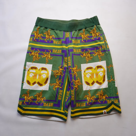Bape Double Head Sweat Shorts - Size XL