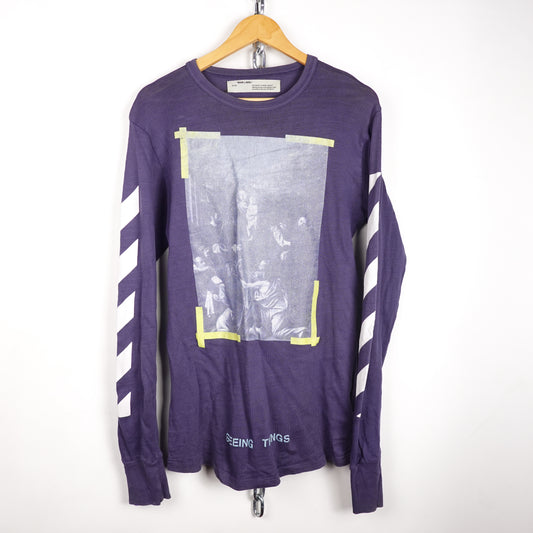 Off-White Carvaggio Oversized Longsleeve Shirt - Size XS