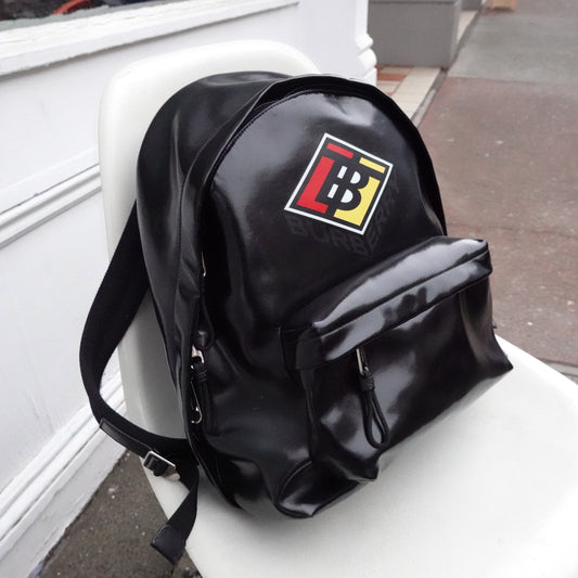 Burberry Logo Glossy Finish Backpack