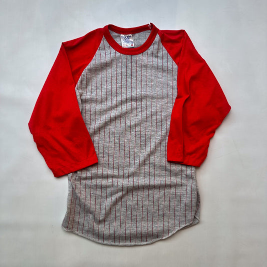 1980s Pinstripe Ball Tee - Size S