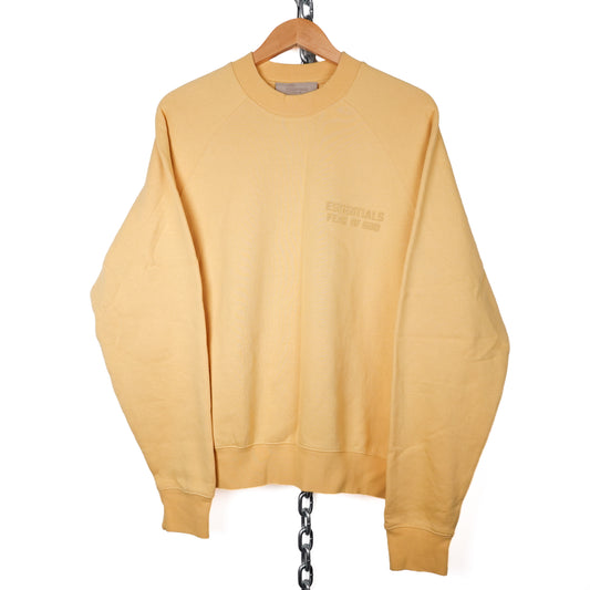 Essentials Yellow Oversized Crewneck - Size S