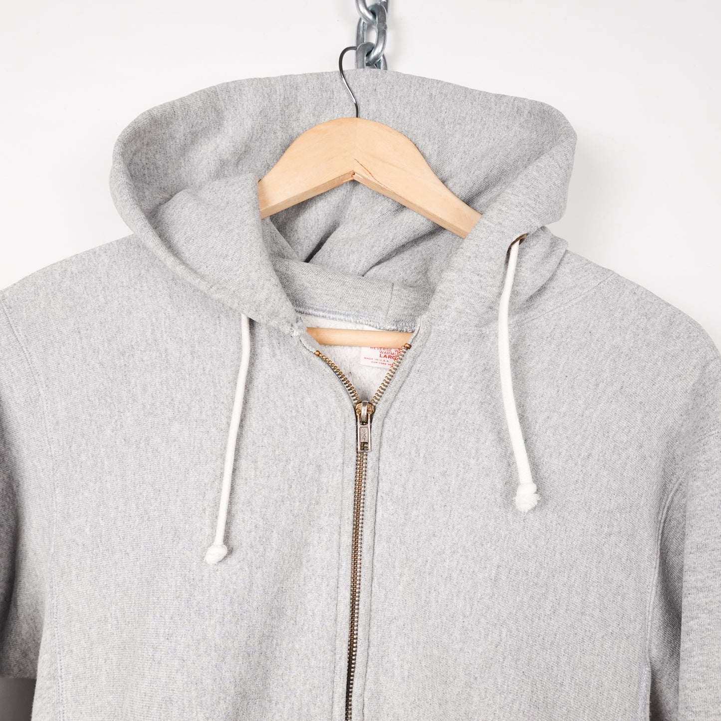 1970s Champion Reserve Weave Zip Up Hoodie - Size S