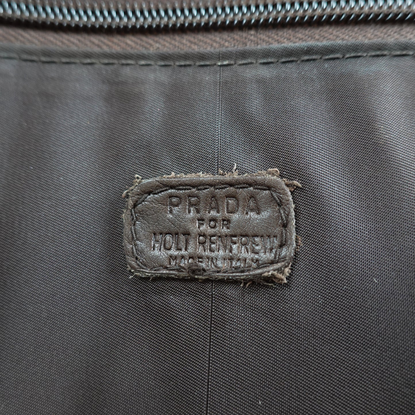Vintage Prada Leather Briefcase