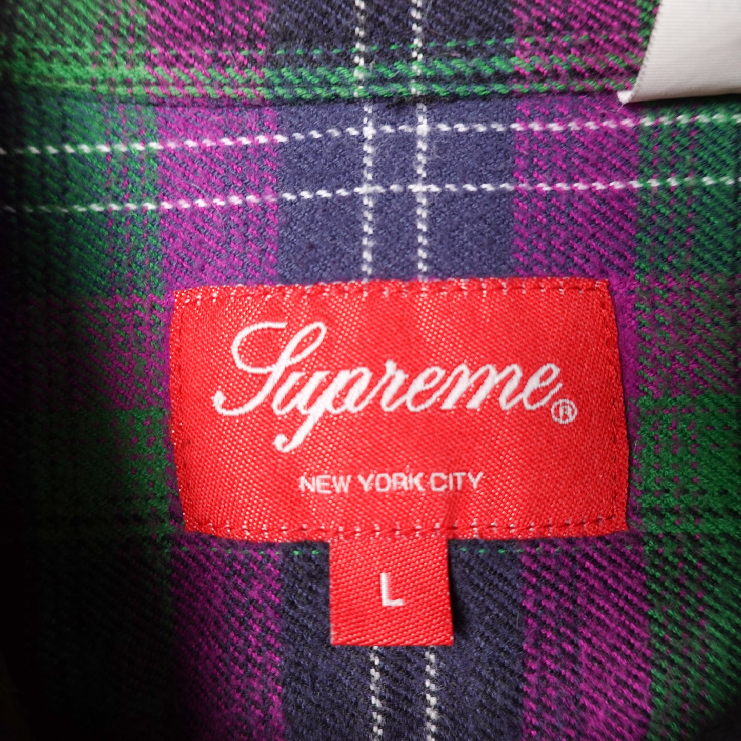 Supreme Plaid Flannel - Size L