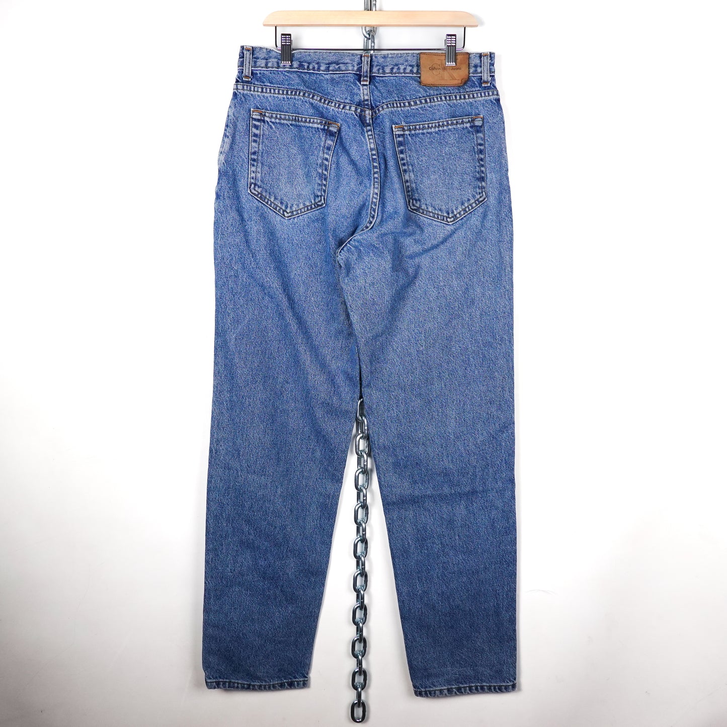 Vintage Calvin Klein Blue Denim Pant - Size 32