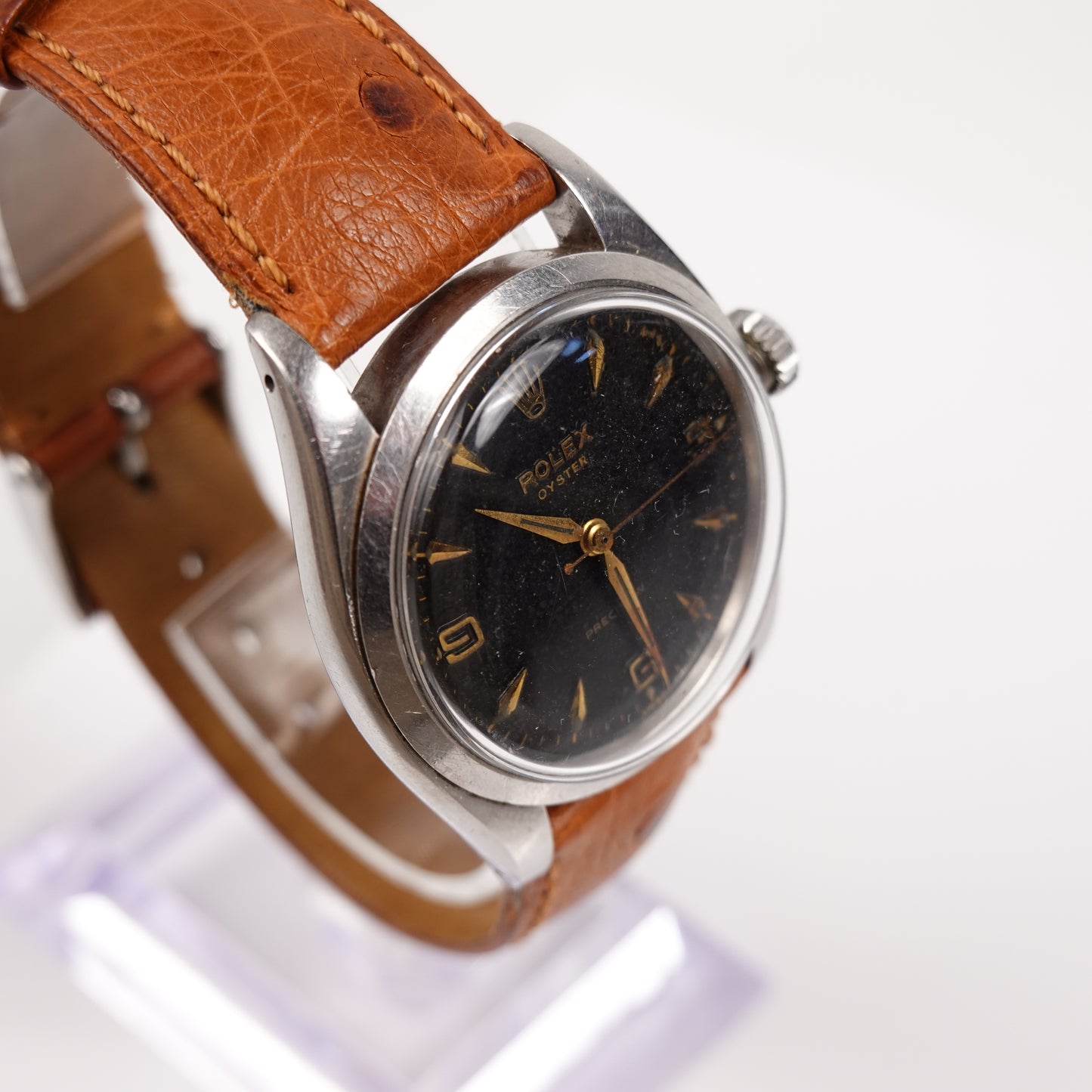 1957 Rolex Ref. 6422 Gilt Explorer Dial Watch