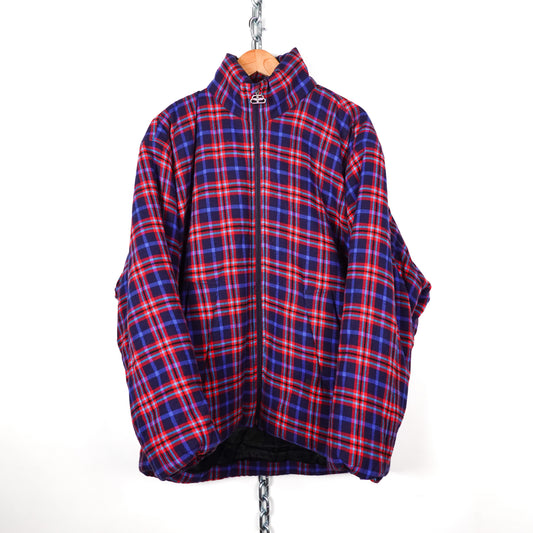 2019 Balenciaga Oversized Cocoon Flannel Jacket - Size 46
