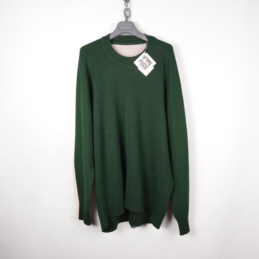 Issey Miyake Drawing Knit In Green - Size 3