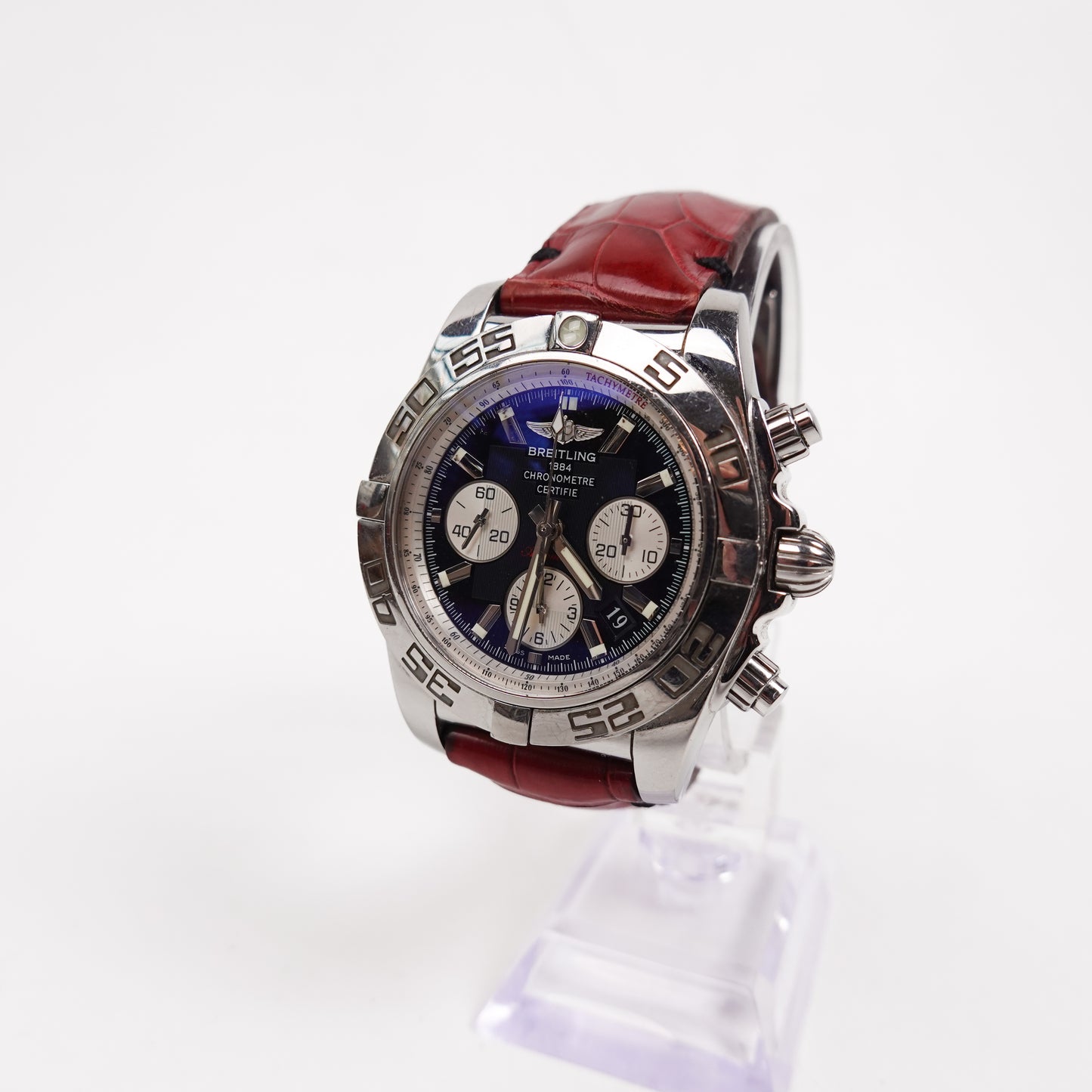 Breitling Chronomat 44 AB0110 Black Dial Automatic Watch