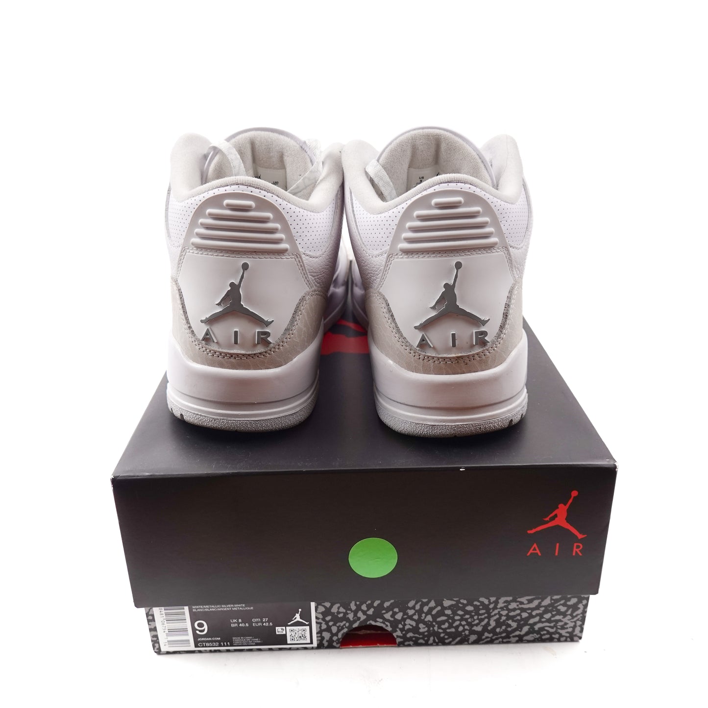 Jordan 3 Pure Money - Size 9