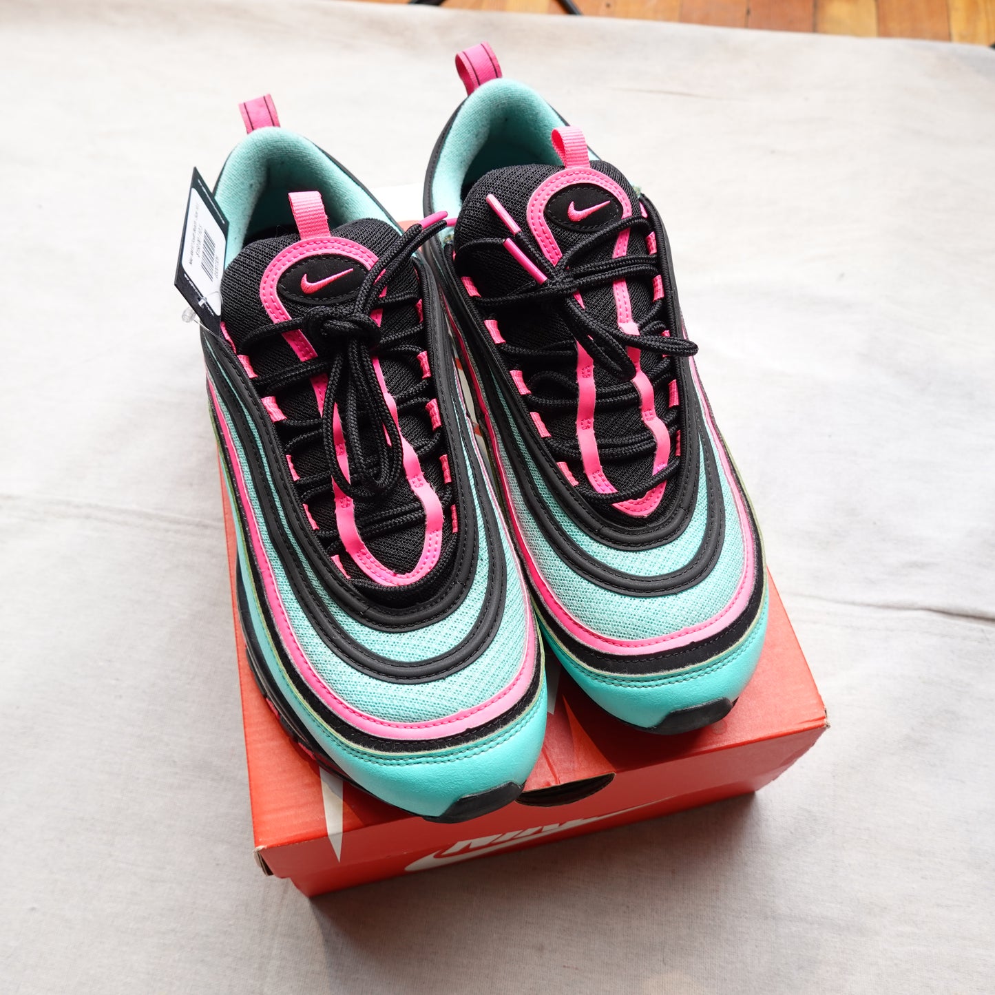 Nike AM 97 South Beach - Size 10.5