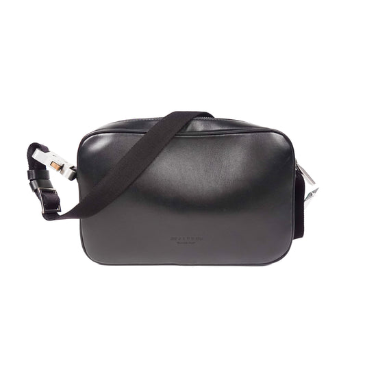 1017 Alyx 9Sm Black Leather Buckle Bag