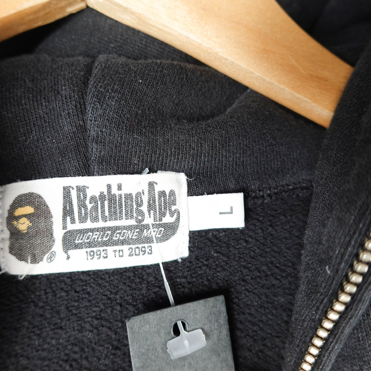 Bape Racer Full Zip Hoodie - Size L