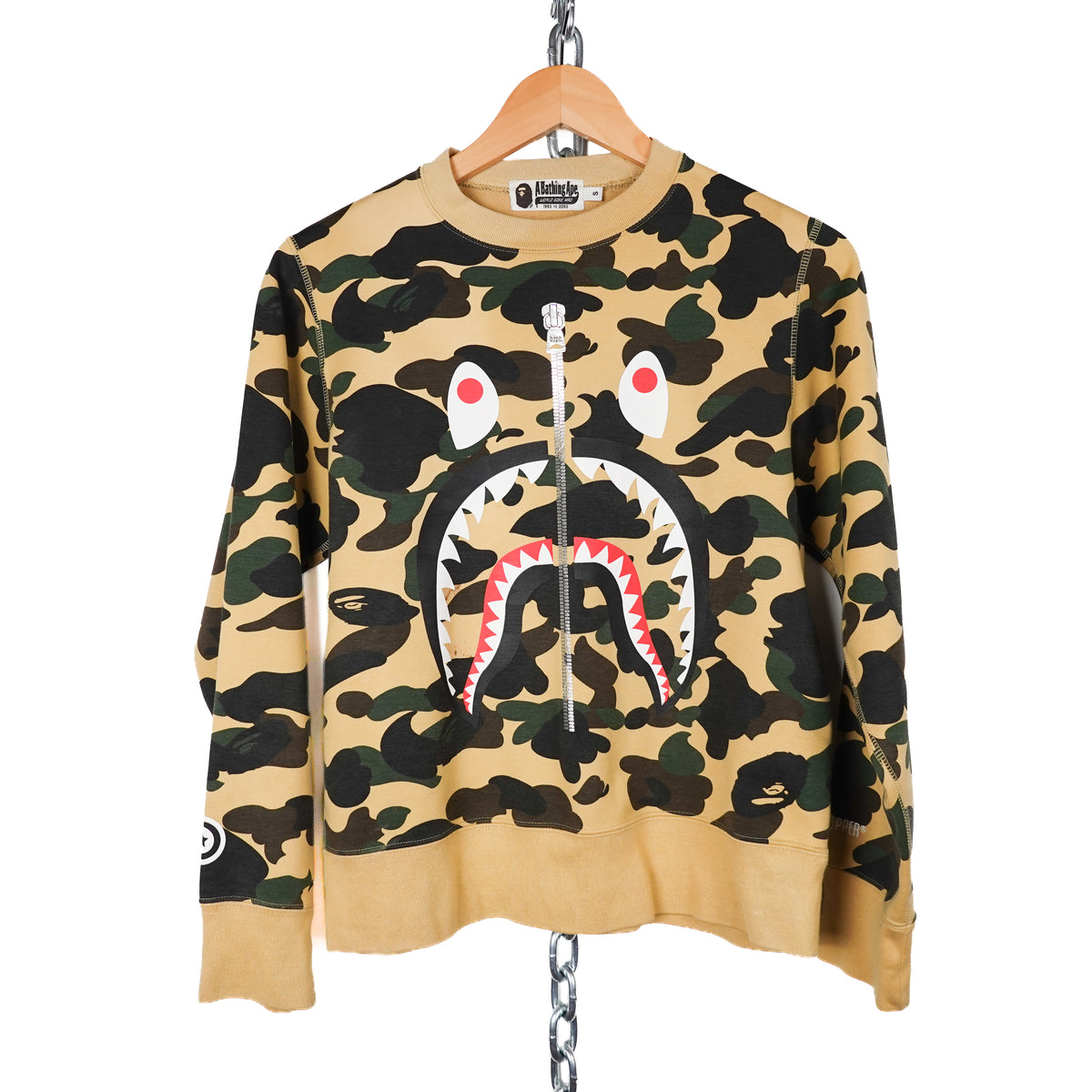 Bape Windstopper 1st Camo Crewneck - Size S