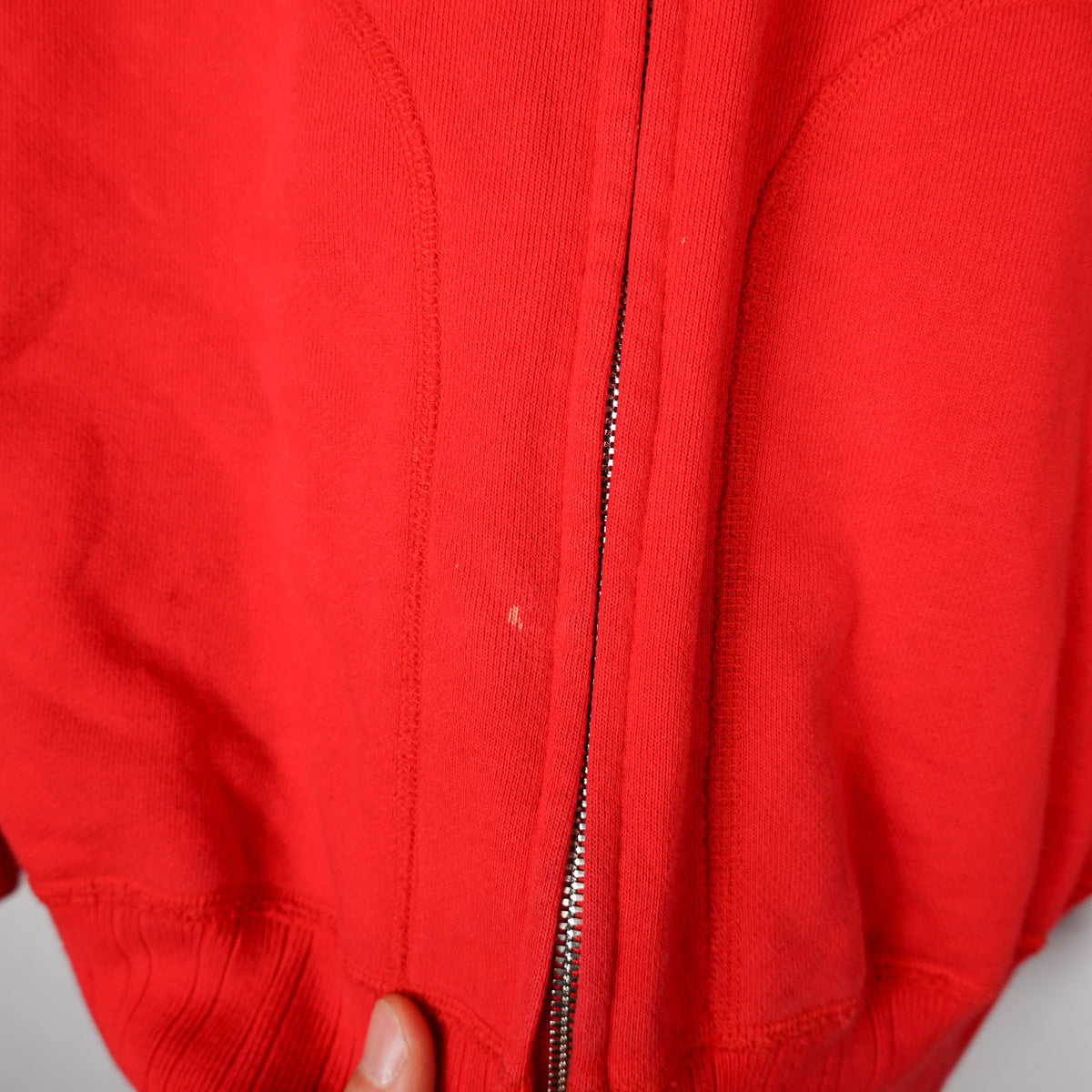 Vintage Bape Red Full Zip Hoodie - Size L