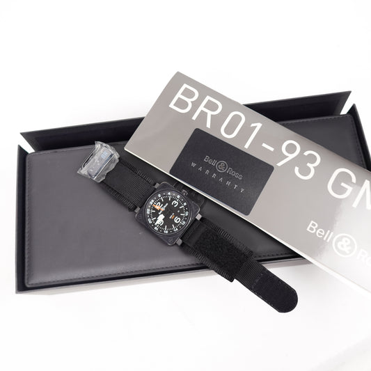 Bell & Ross BR 01-93-SO-02624 GMT Pilots Watch