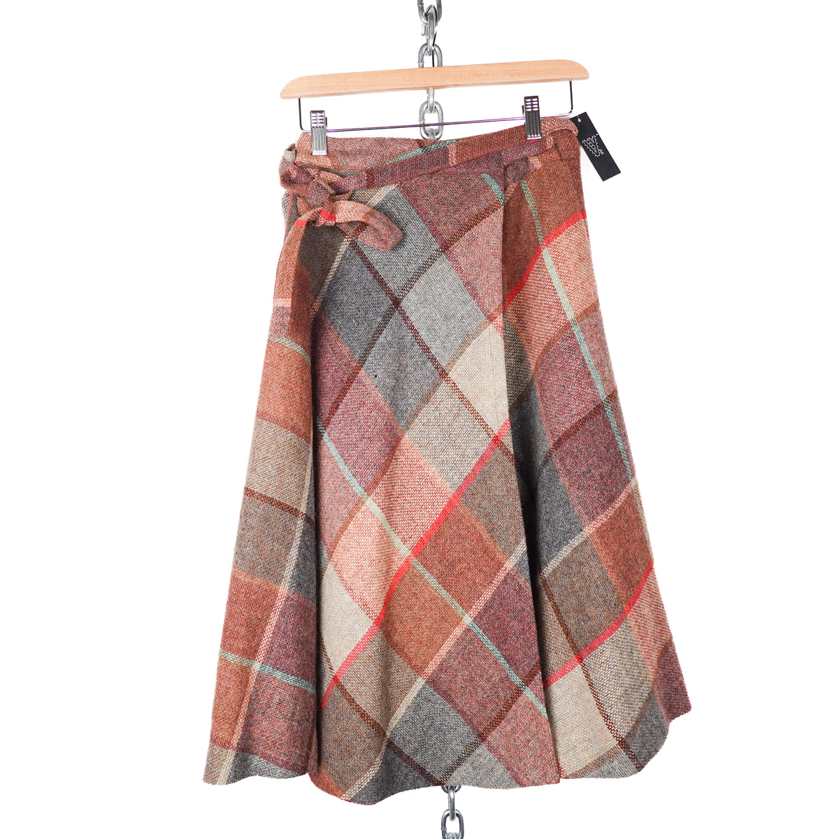 Vintage Red Plaid Kilt - Size 28