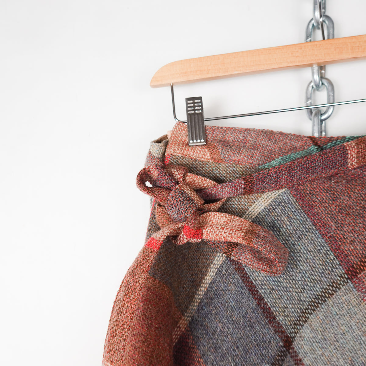Vintage Red Plaid Kilt - Size 28