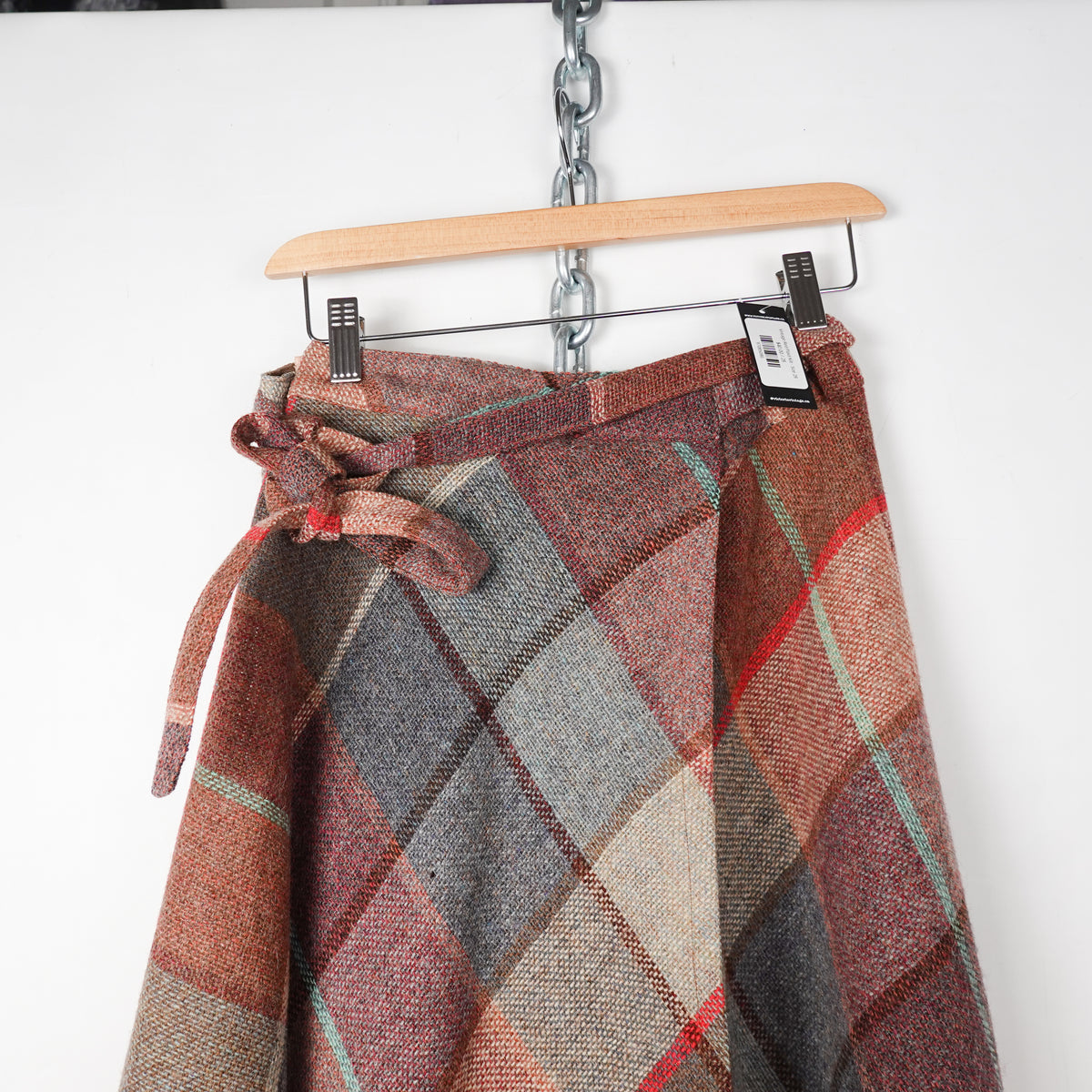 Vintage Red Plaid Kilt - Size 28