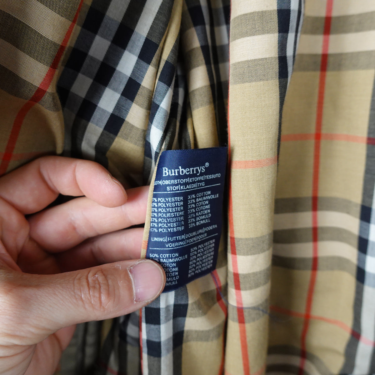 Vintage Burberry Trench Coat - Size M
