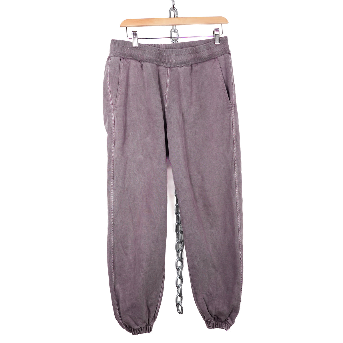 Cole Buxton Purple Over dye Sweatpants - Size M