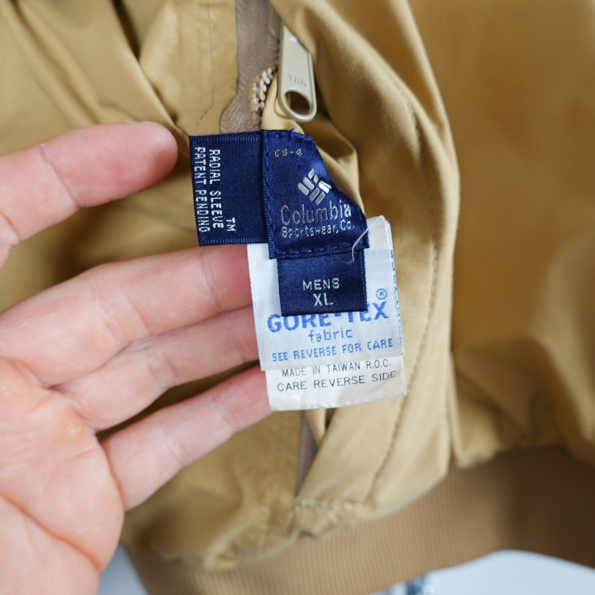 1988 Columbia Marsh Camo Reversible Gore-Tex Jacket - Size XL