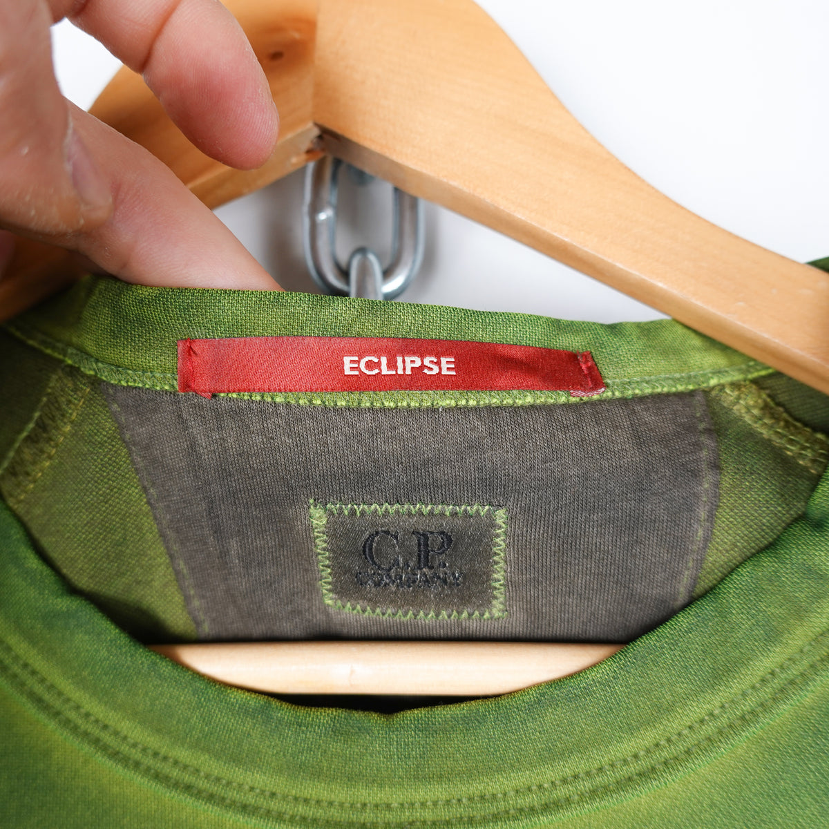 CP Company Over-dyed Green Crewneck - Size XL