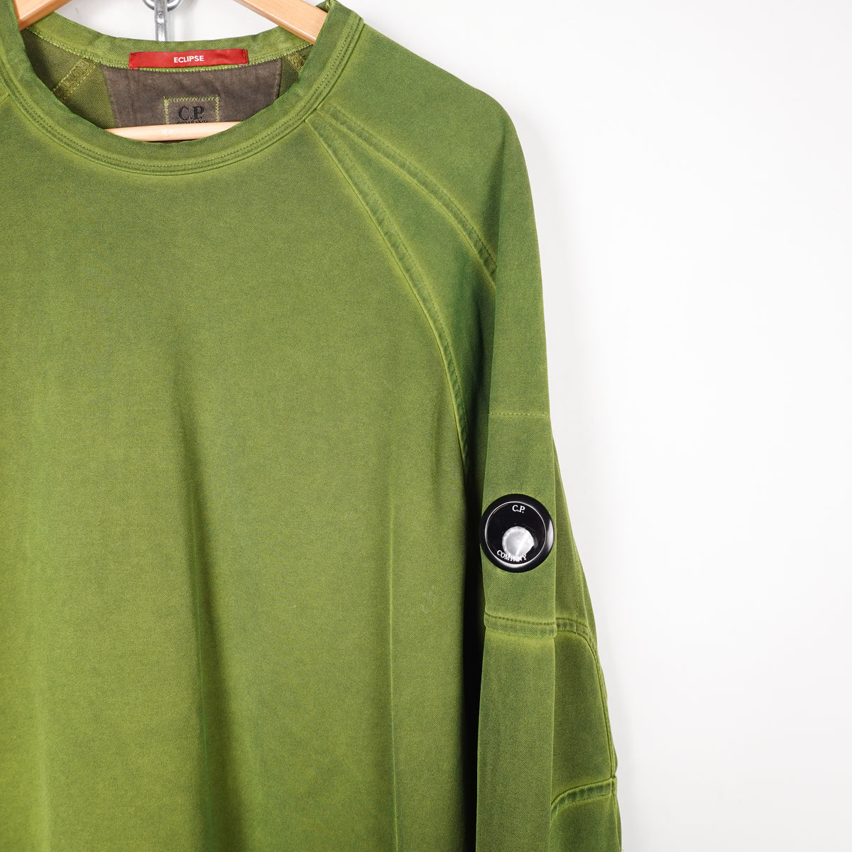 CP Company Over-dyed Green Crewneck - Size XL