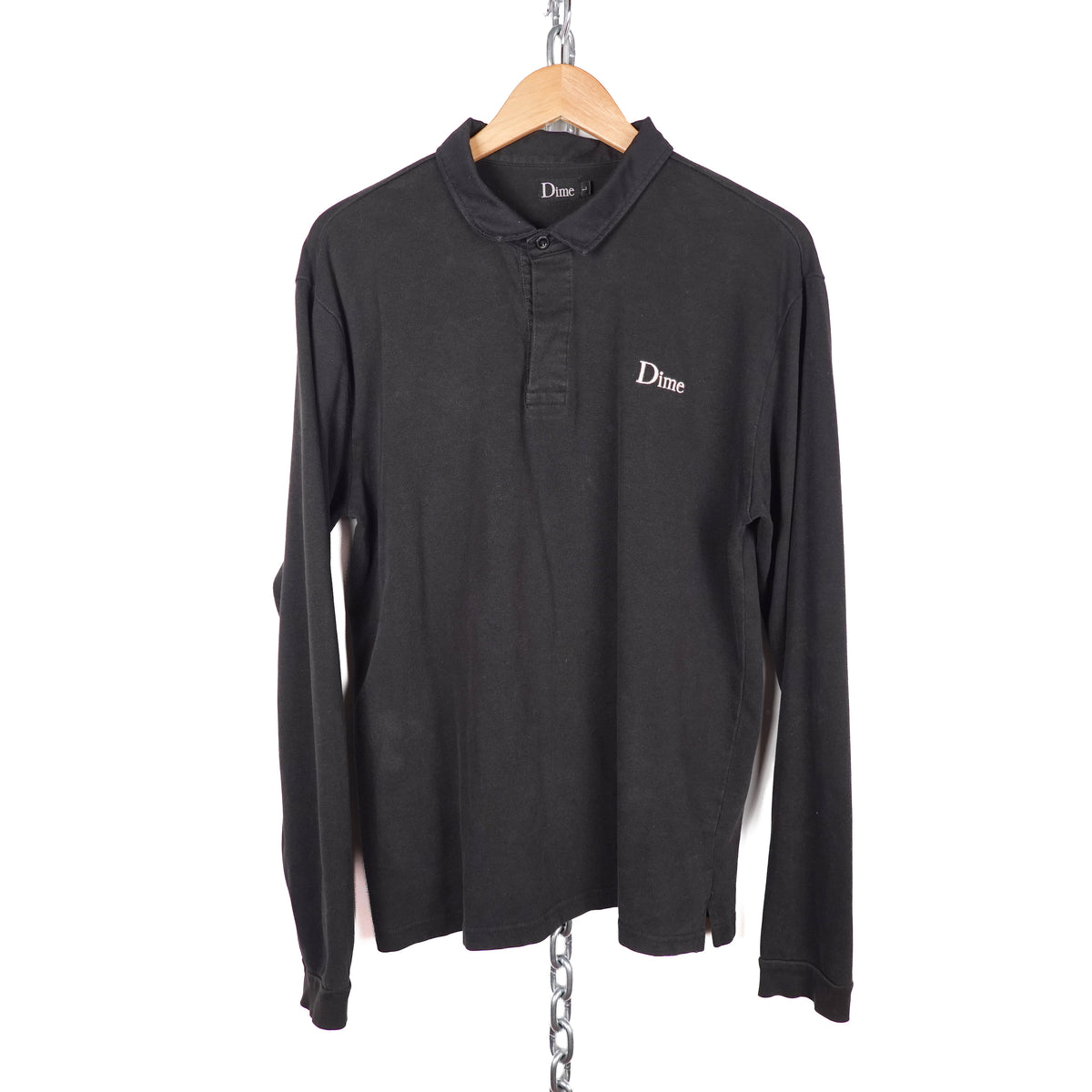 Dime Polo L/S Shirt - Size L
