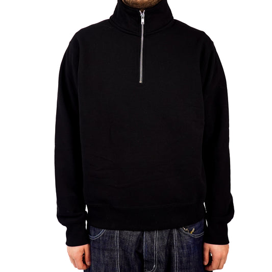 Victoria Vintage Classic 1/4 Zip Sweater - Black