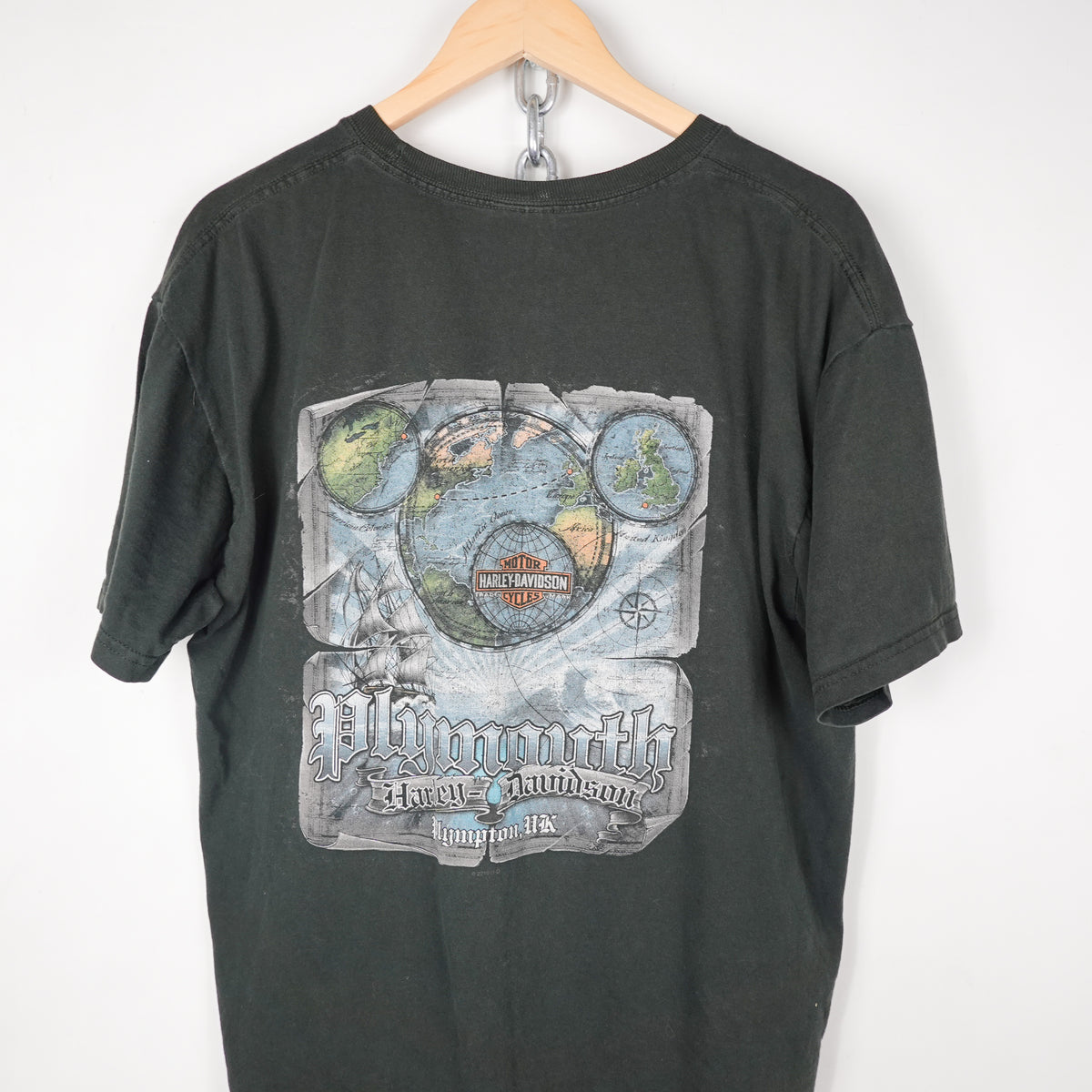 Harley Plympton Dark Green Tee - Size L