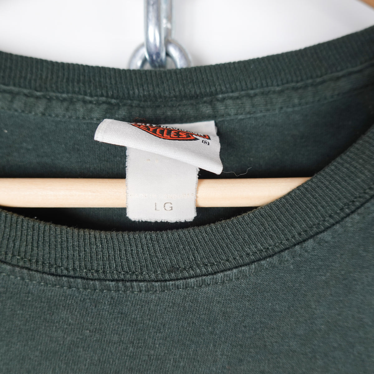 Harley Plympton Dark Green Tee - Size L