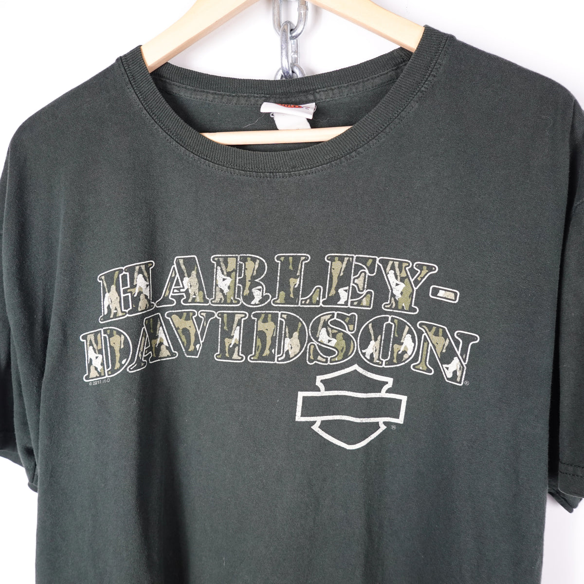 Harley Plympton Dark Green Tee - Size L