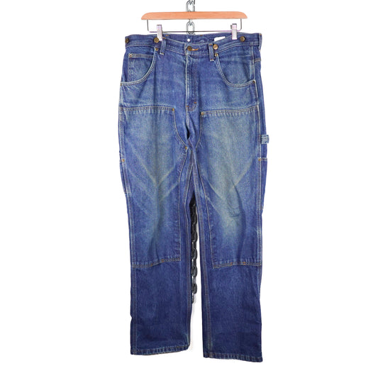 Vintage Denim Double Knee Pant - Size 36