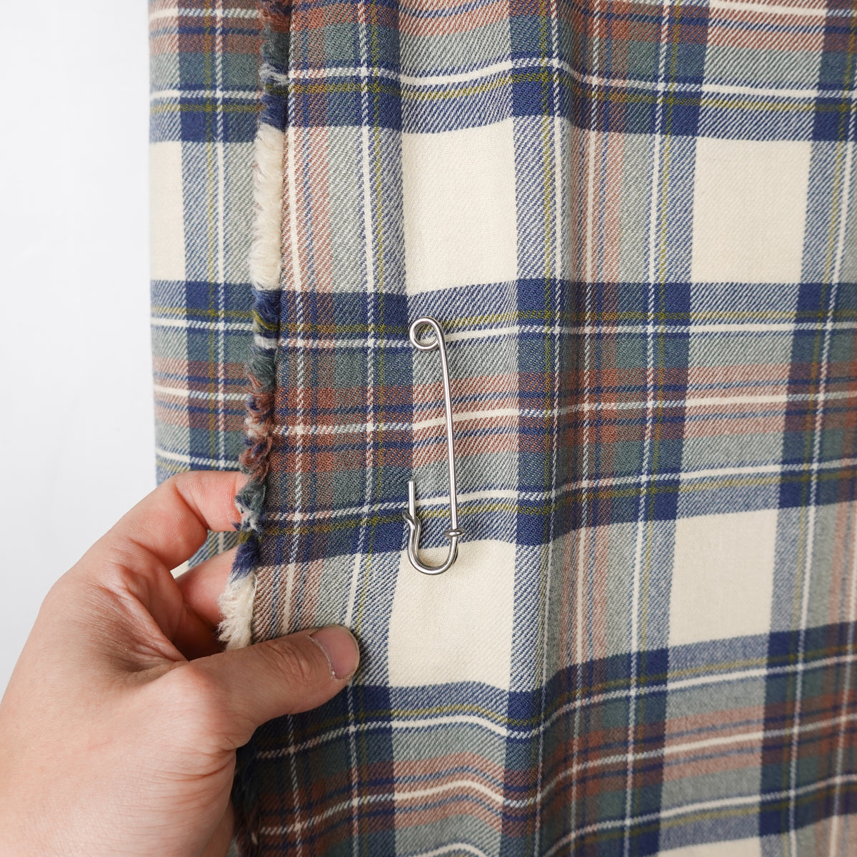 Vintage Blue/Brown Plaid Kilt - Size 31
