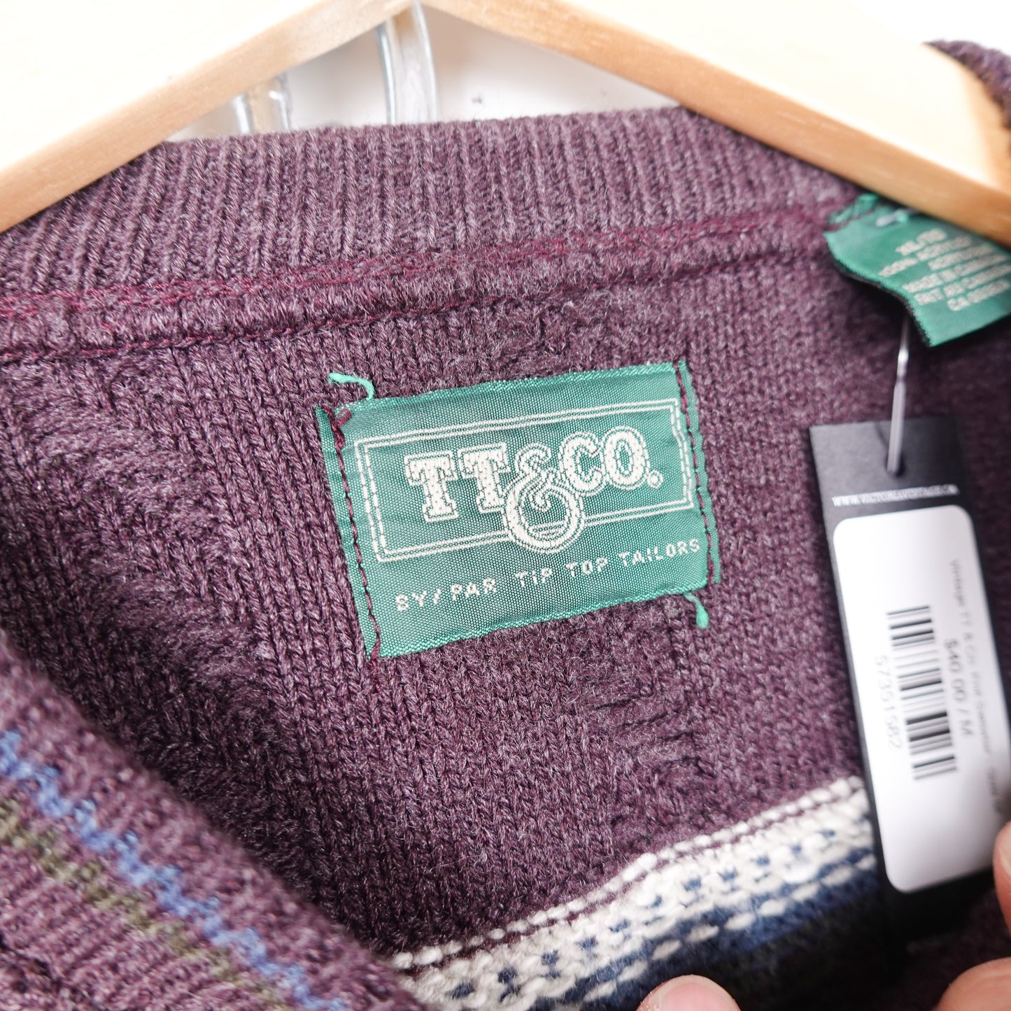 Vintage TT & Co. Knit Sweater - Size M