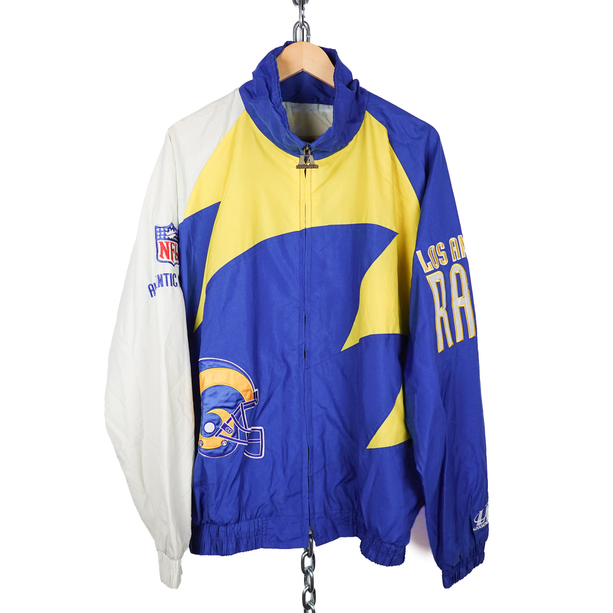 Vintage LA Rams Shark Tooth Windbreaker - Size XL