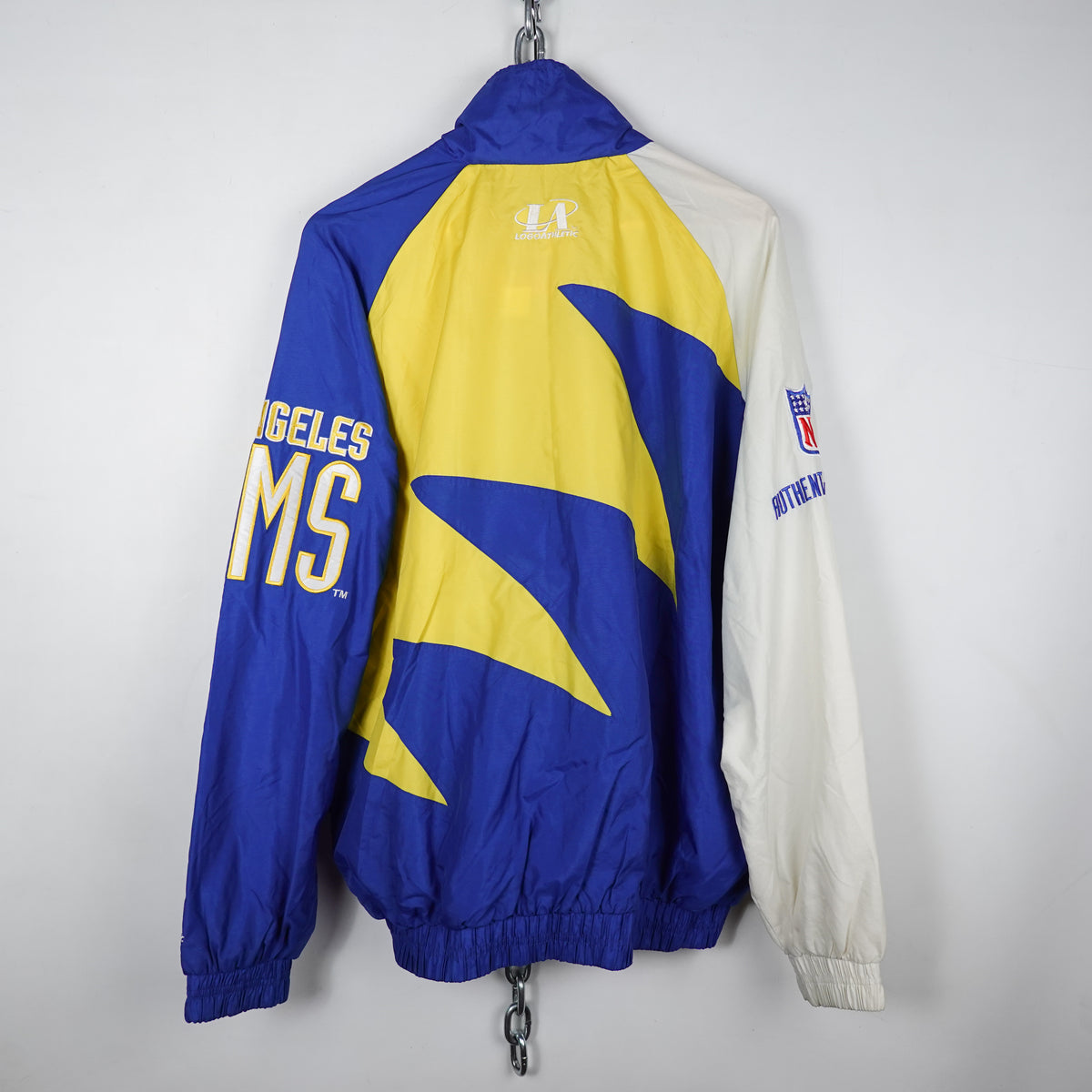 Vintage LA Rams Shark Tooth Windbreaker - Size XL