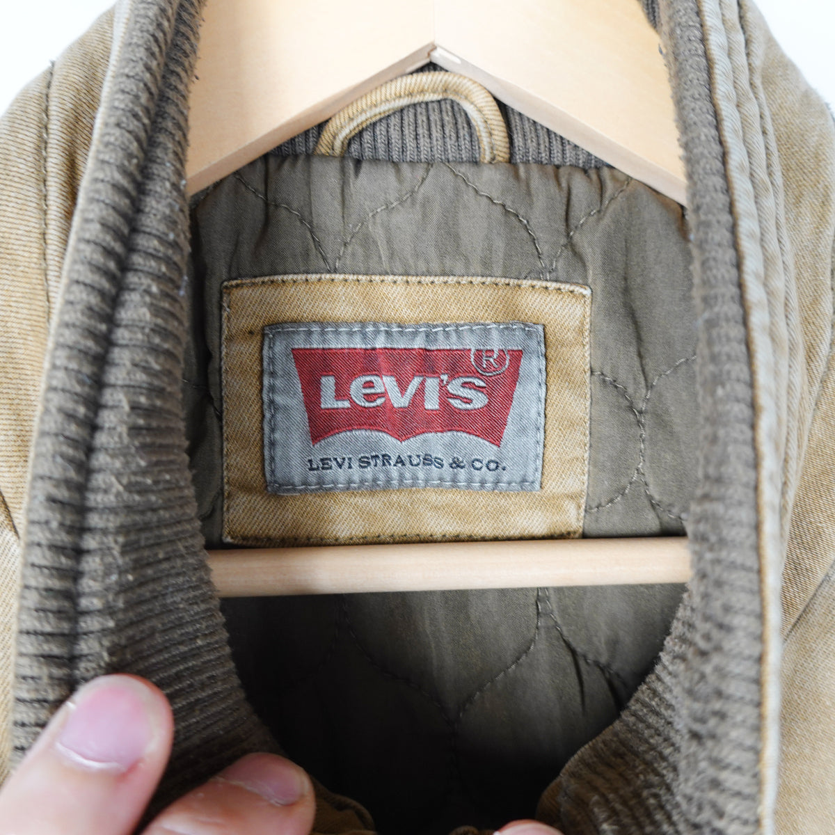 Levis Quilted Jacket - Size S