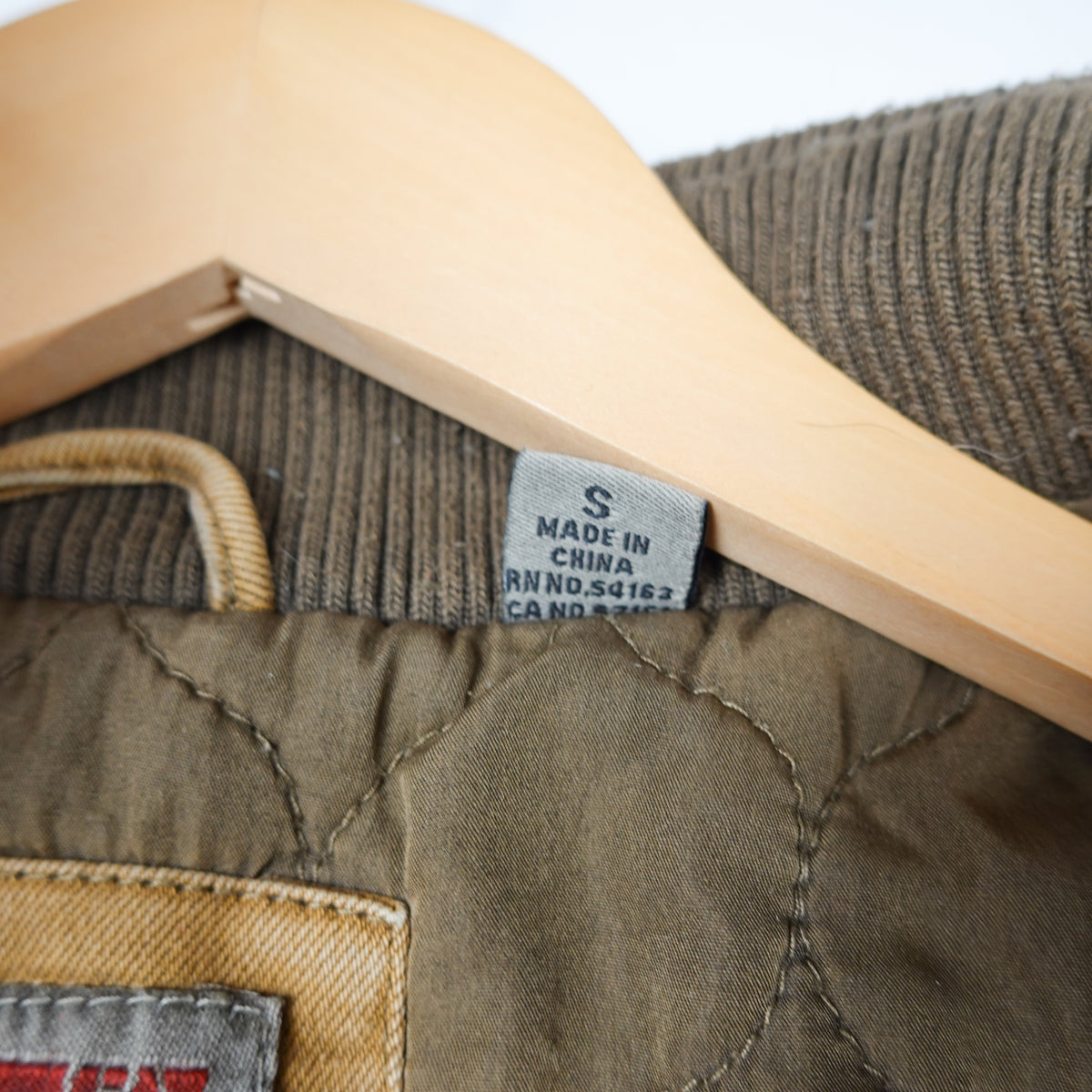 Levis Quilted Jacket - Size S