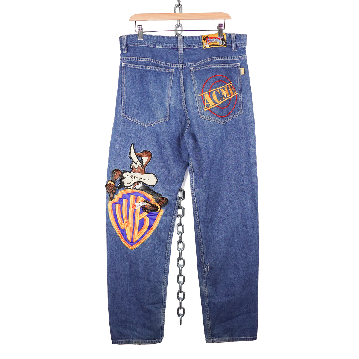Vintage Wile E. Coyote Crazy Jeans - Size 36