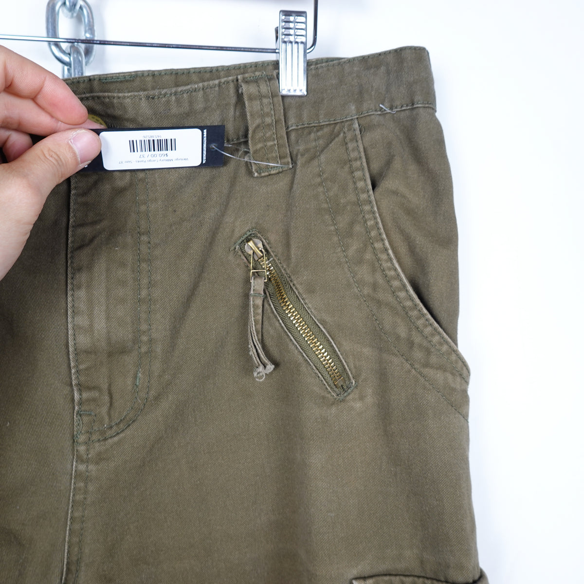 Vintage Military Cargo Pants - Size 37