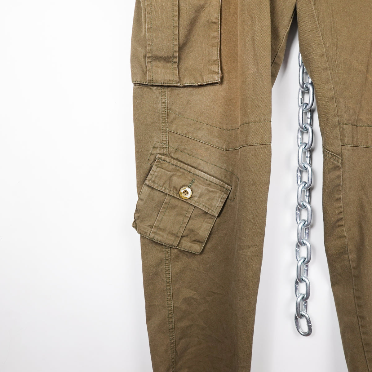 Vintage Military Cargo Pants - Size 37