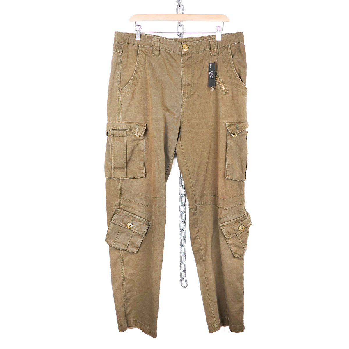 Vintage Military Cargo Pants - Size 37