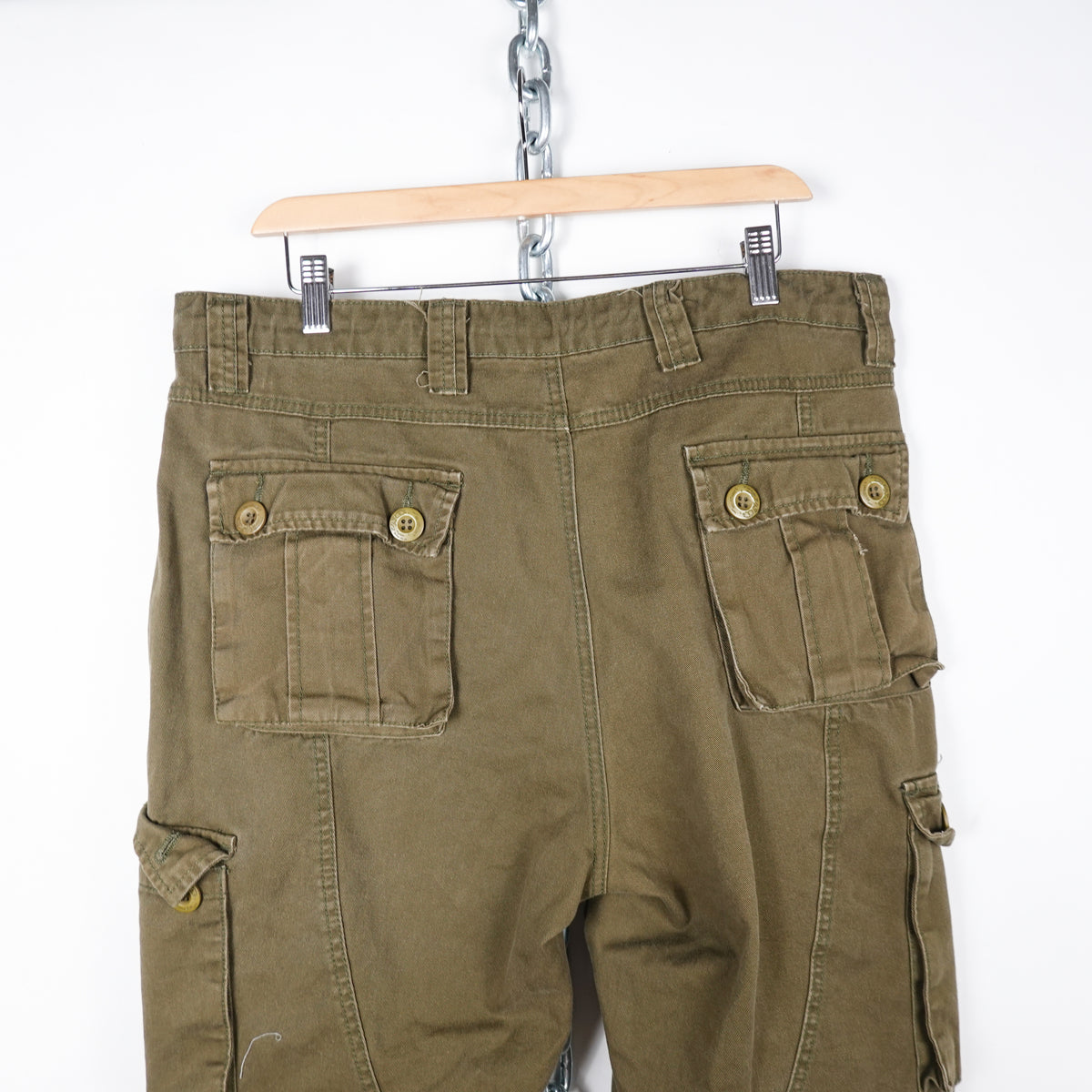 Vintage Military Cargo Pants - Size 37