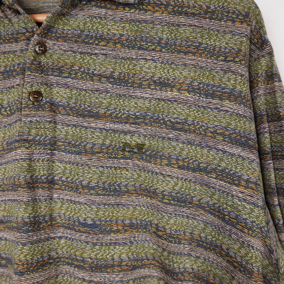Missoni Sport Green Polo Shirt - Size XL