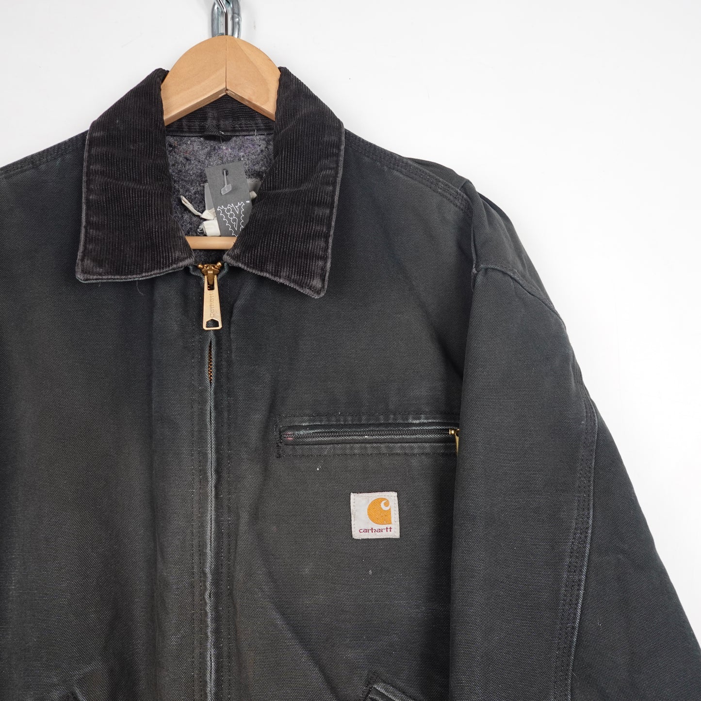 Vintage Carhartt Detroit Black Jacket - Size XL