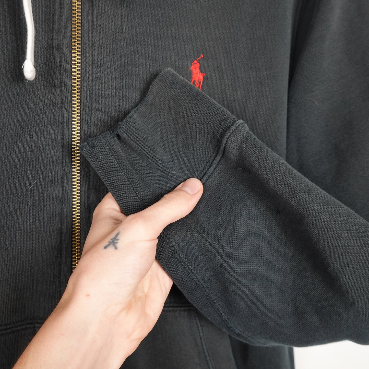 Polo RL Zip Up Hoodie - Size L