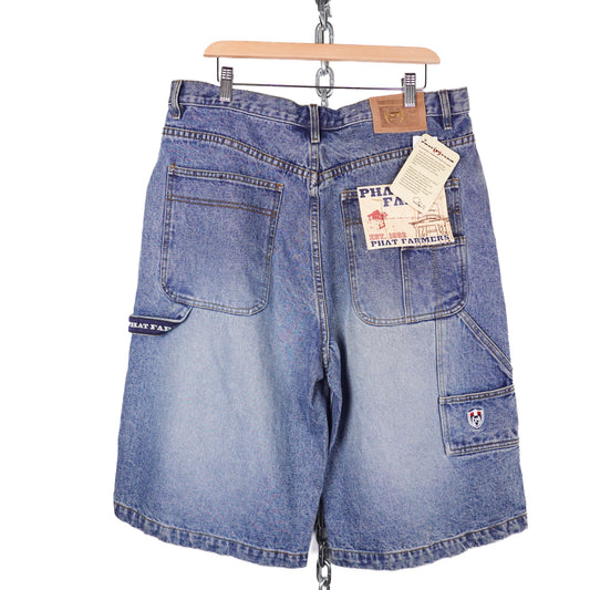Vintage Phat Farm Baggy Denim Shorts - Size 34